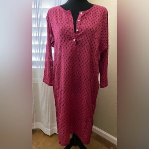 NWT Anthropologie Velvet by Graham & Spencer Cotton shirt dress, Sz S